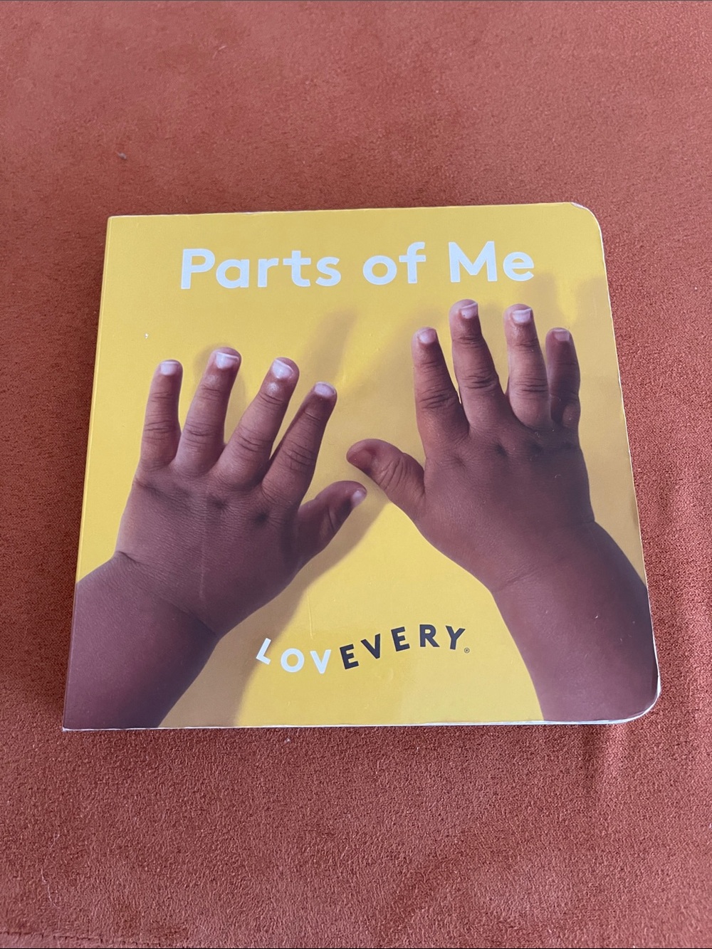 Lovevery 'Parts of Me' Board Book - Yellow